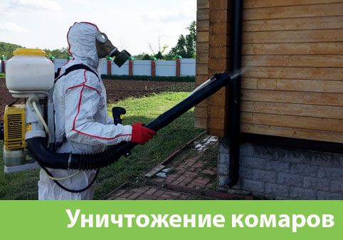Уничтожение комаров в городе Волжск